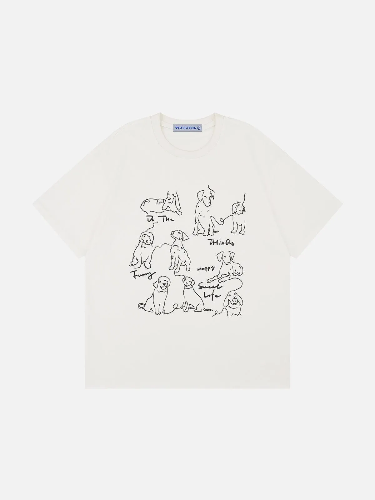 Aelfric Eden Sketch Dog Graphic Tee sold by Aelfric Eden