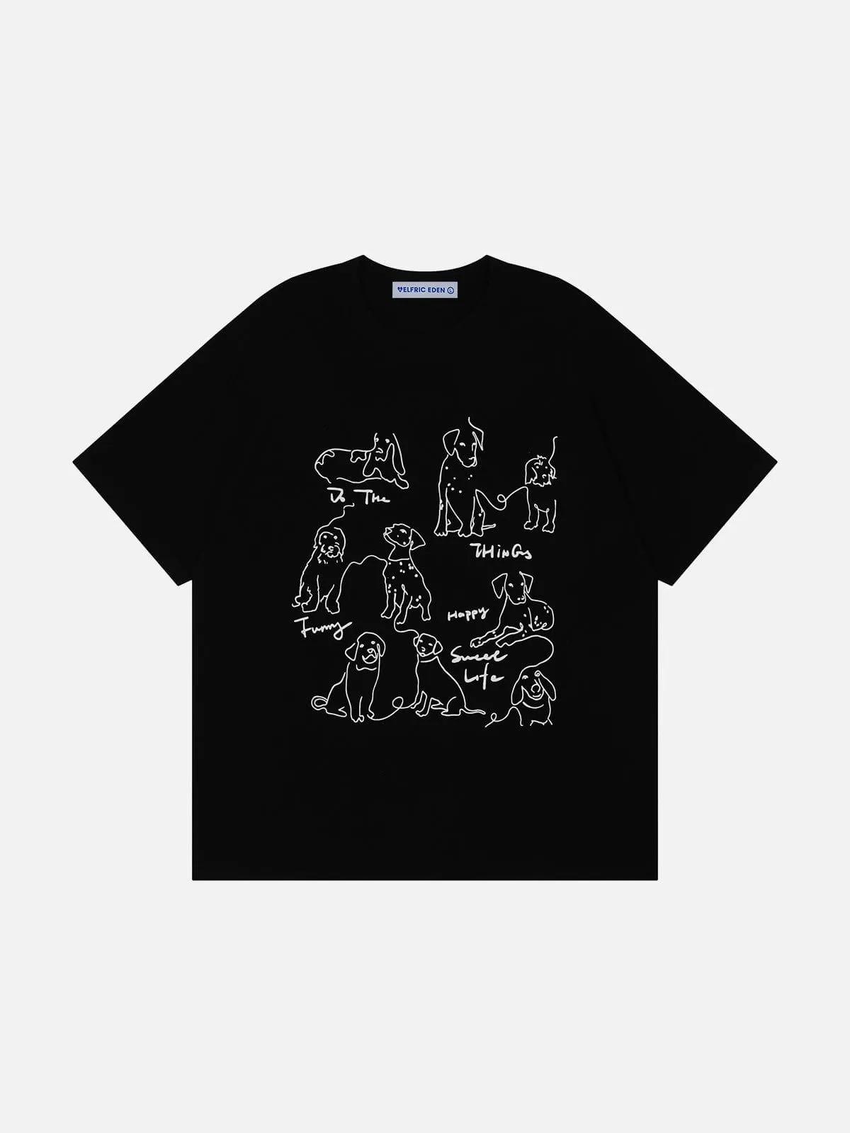 Aelfric Eden Sketch Dog Graphic Tee sold by Aelfric Eden product image thumbnail 2