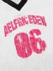 Aelfric Eden Number Print Wrinkle Tee sold by Aelfric Eden