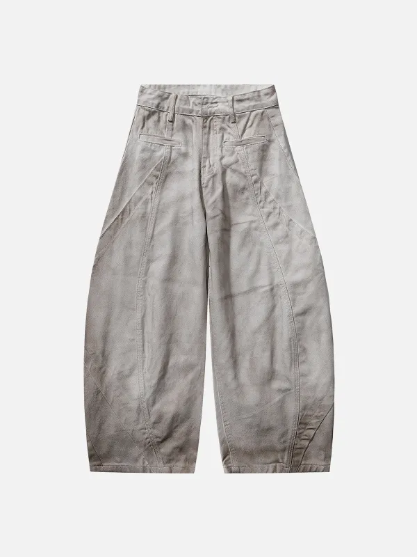 Aelfric Eden Dirt Color Super Baggy Barrel Jeans sold by Aelfric Eden