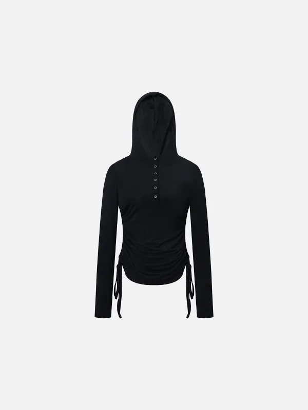 Aelfric Eden Hooded Long Sleeve Tee sold by Aelfric Eden