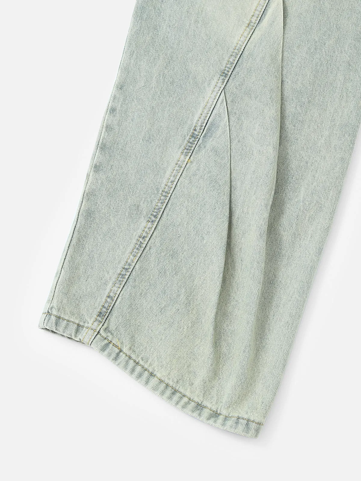 Aelfric Eden Washed Graphic Wrinkle Barrel Jeans sold by Aelfric Eden product image thumbnail 5