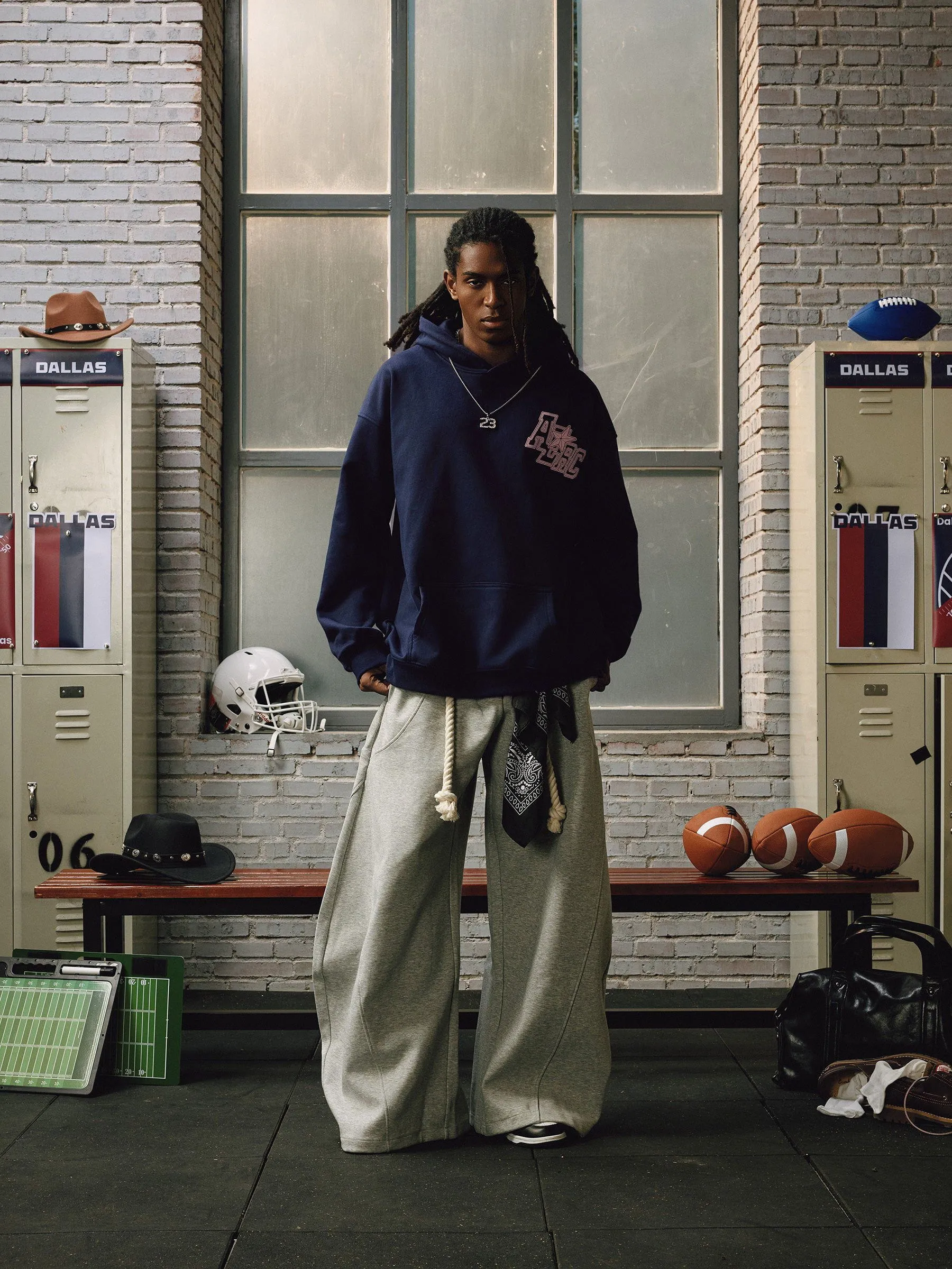 Aelfric Eden Men's Super Baggy Barrel Sweatpants sold by Aelfric Eden product image thumbnail 3