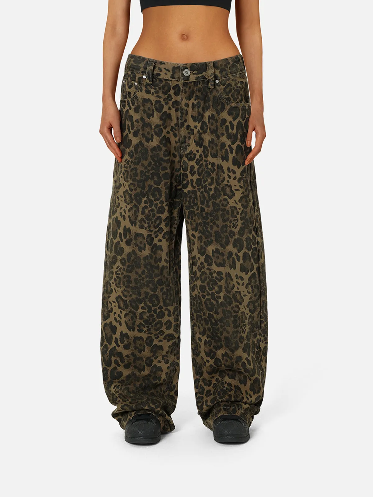 Aelfric Eden Leopard Print Jeans sold by Aelfric Eden