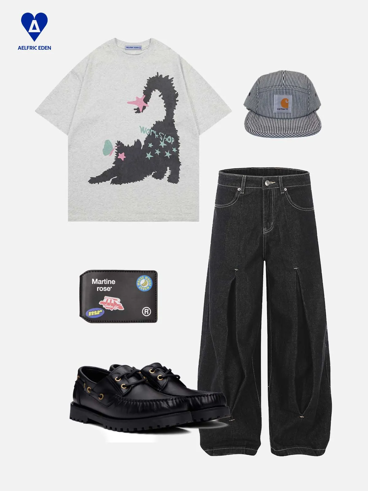 Aelfric Eden Star Cat Print Tee sold by Aelfric Eden product image thumbnail 4