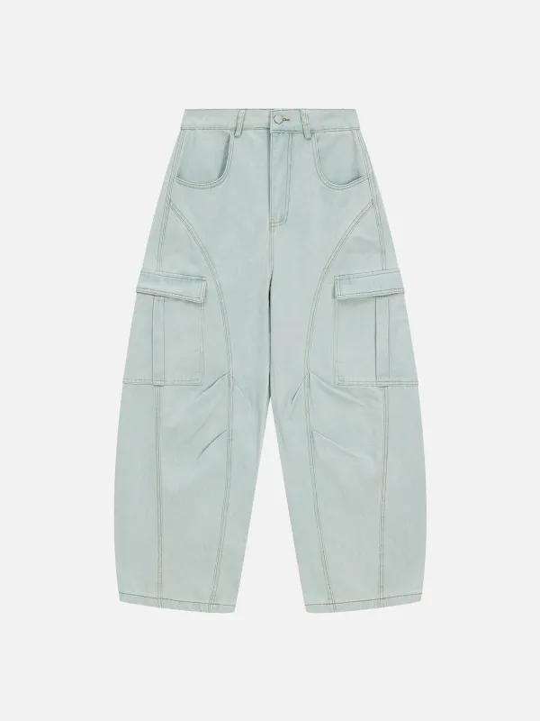 Aelfric Eden Multi Pocket Super Baggy Barrel Jeans sold by Aelfric Eden