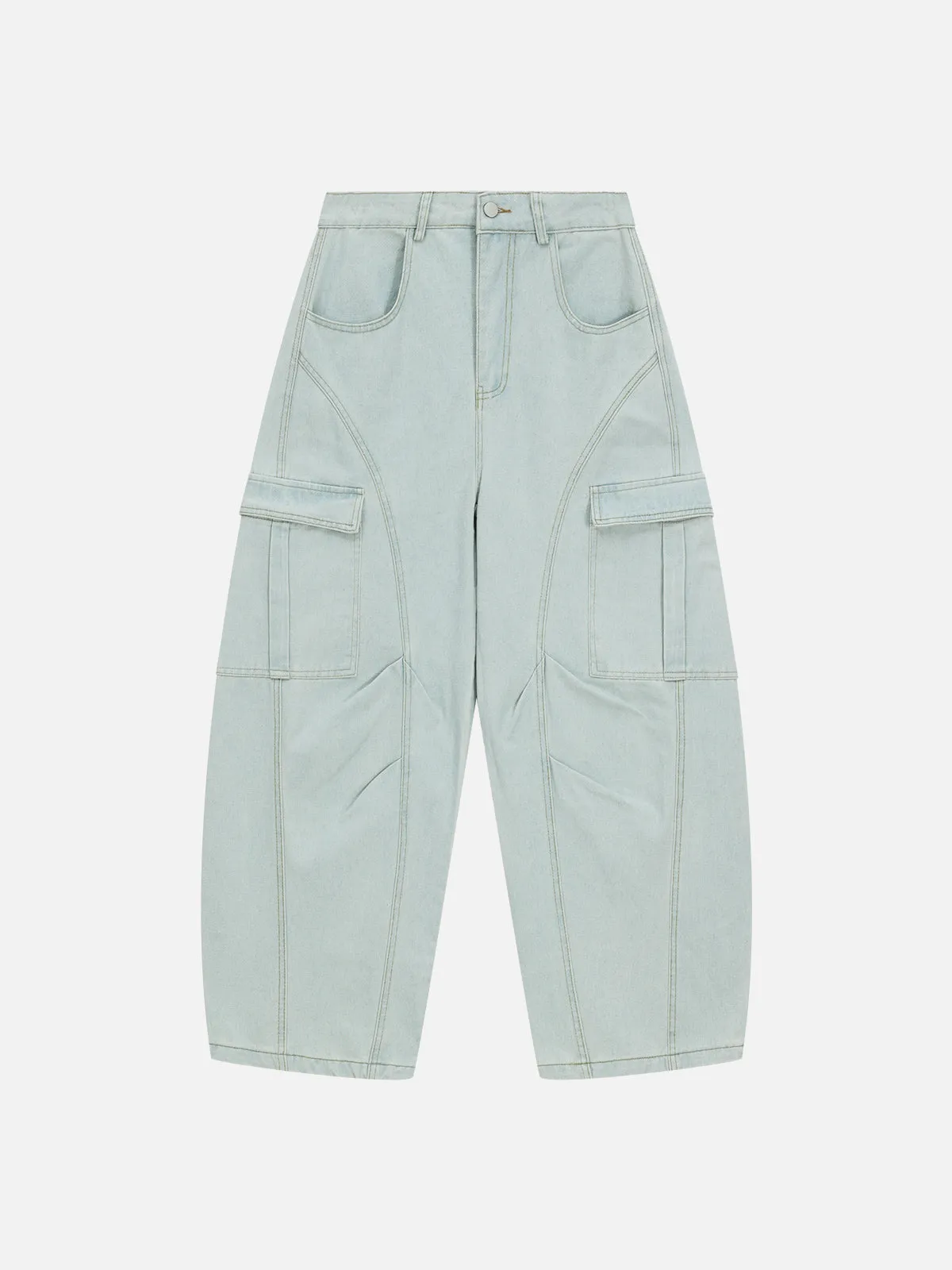 Aelfric Eden Multi Pocket Super Baggy Barrel Jeans sold by Aelfric Eden