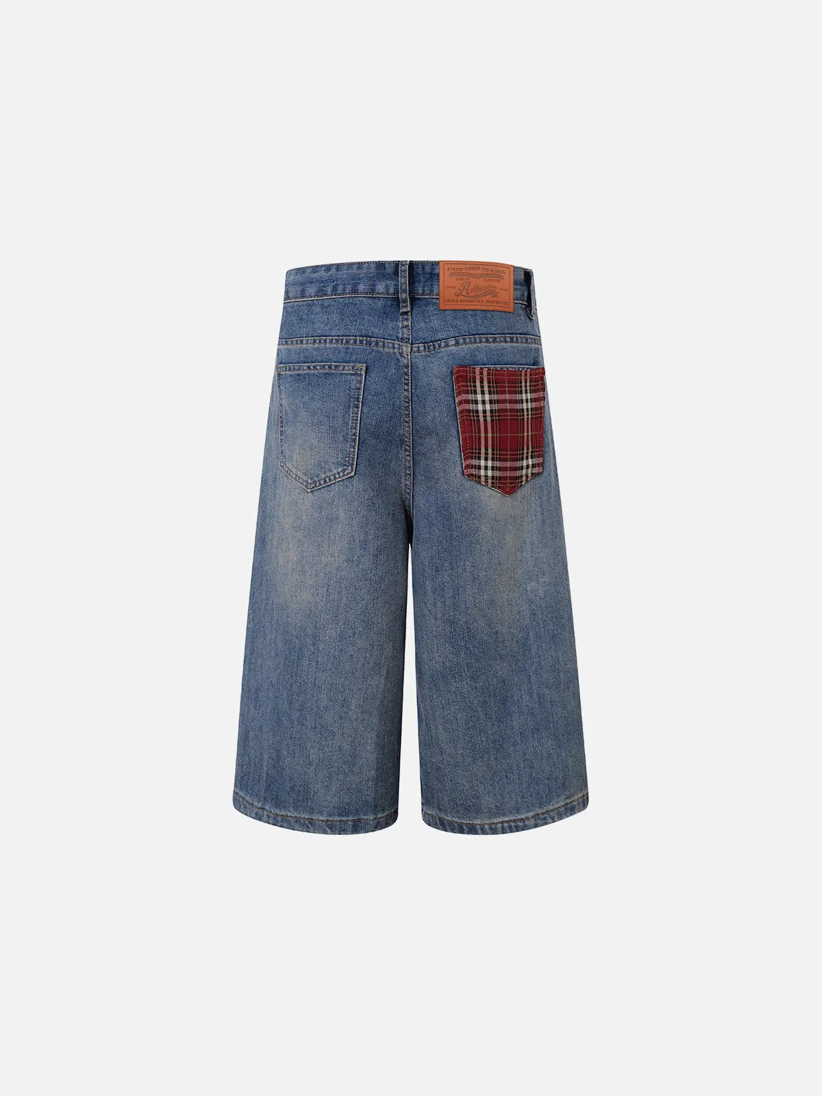 Aelfric Eden Plaid Pocket Longline Jorts sold by Aelfric Eden product image thumbnail 2