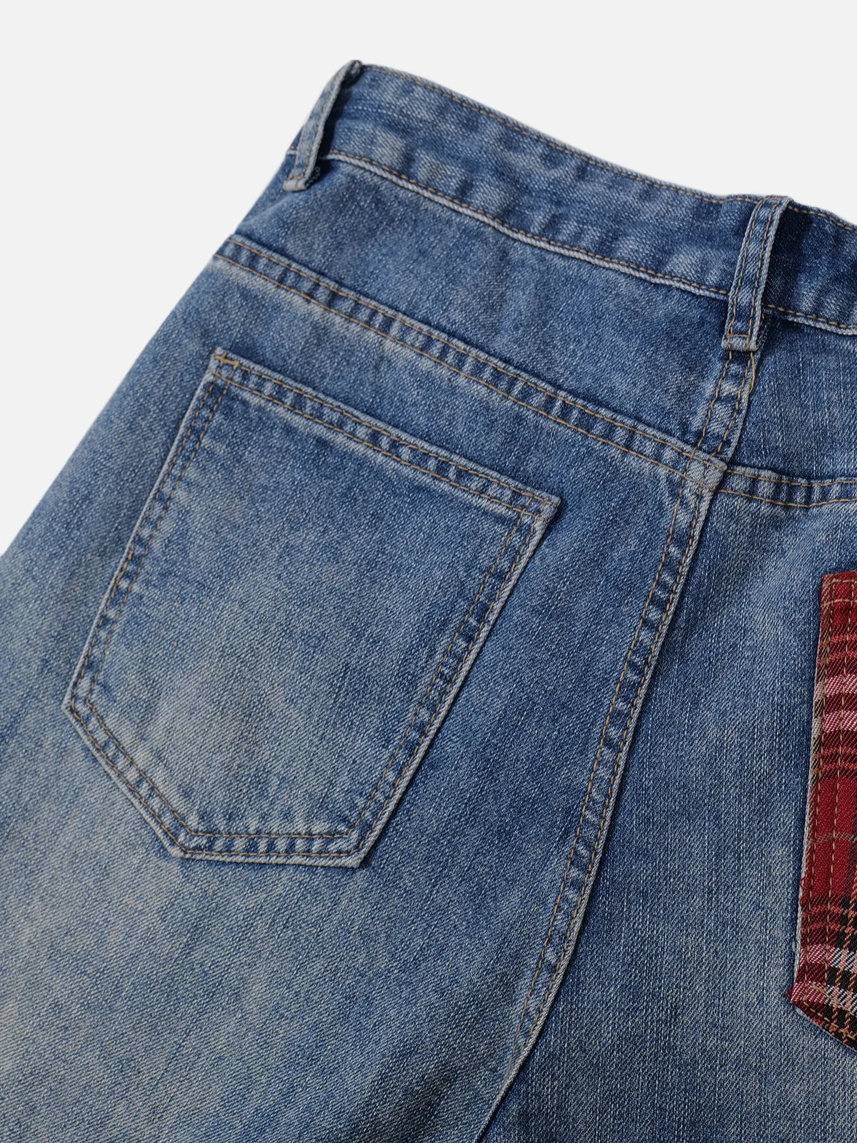 Aelfric Eden Plaid Pocket Longline Jorts sold by Aelfric Eden product image thumbnail 4