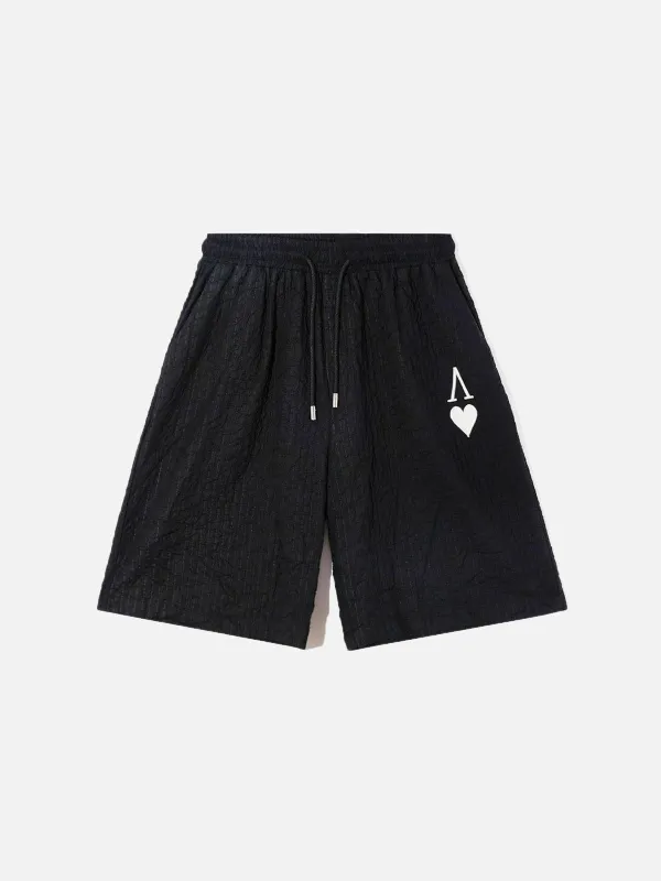 Aelfric Eden Love & Peace Solid Texture Shorts sold by Aelfric Eden