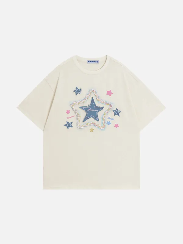 Aelfric Eden Embroidery Eden Star Tee sold by Aelfric Eden