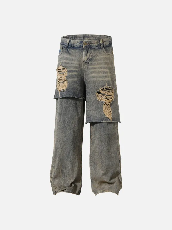 Aelfric Eden Two Layer Baggy Jeans sold by Aelfric Eden