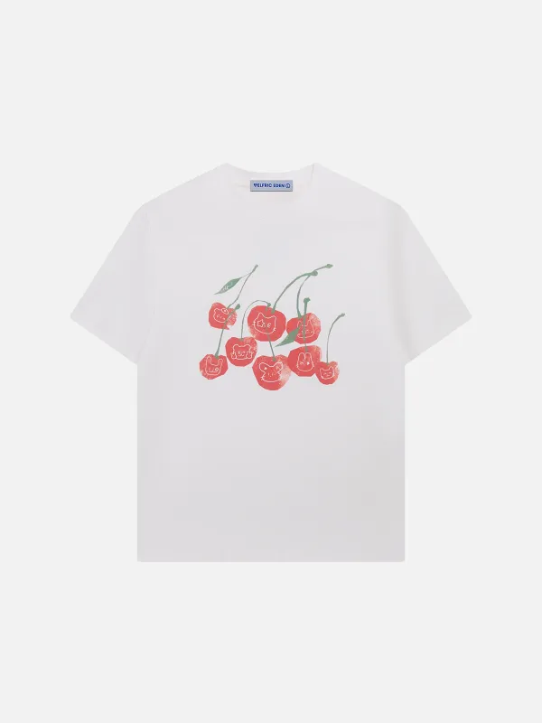 Aelfric Eden Cartoon Cherry Graphic Tee sold by Aelfric Eden