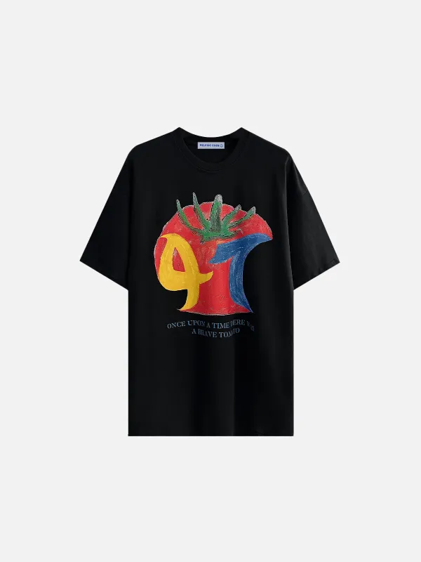 Aelfric Eden Graffiti Tomato Graphic Tee sold by Aelfric Eden