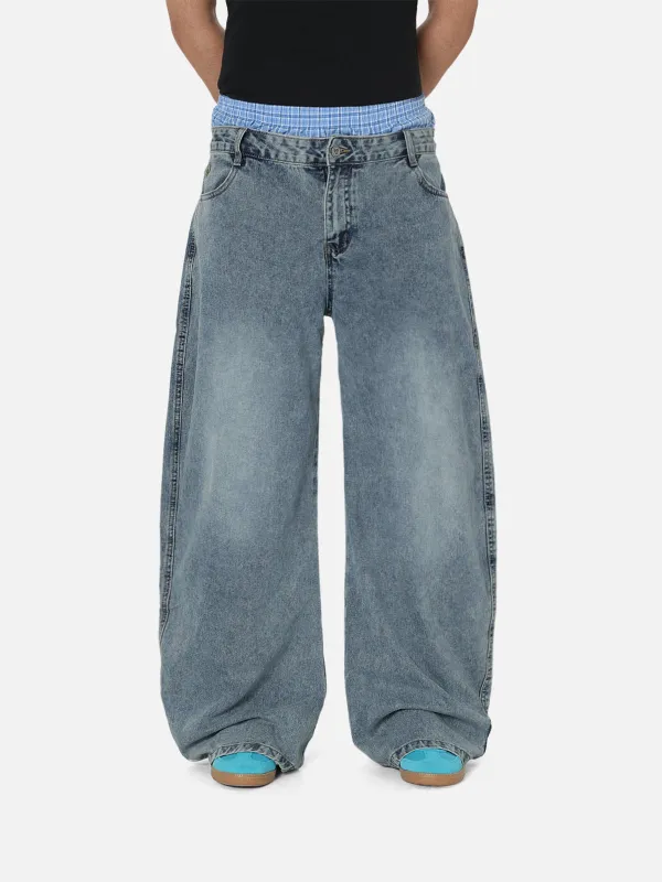 Aelfric Eden Double Waist Baggy Jeans sold by Aelfric Eden