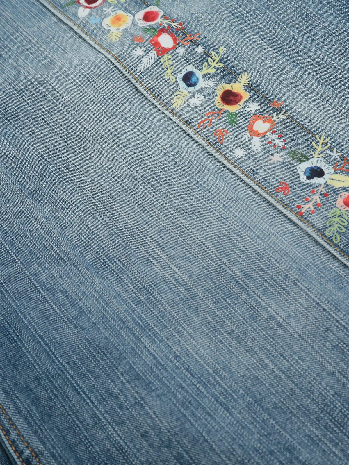 Aelfric Eden Floral Embroidery Longline Jorts sold by Aelfric Eden product image thumbnail 4