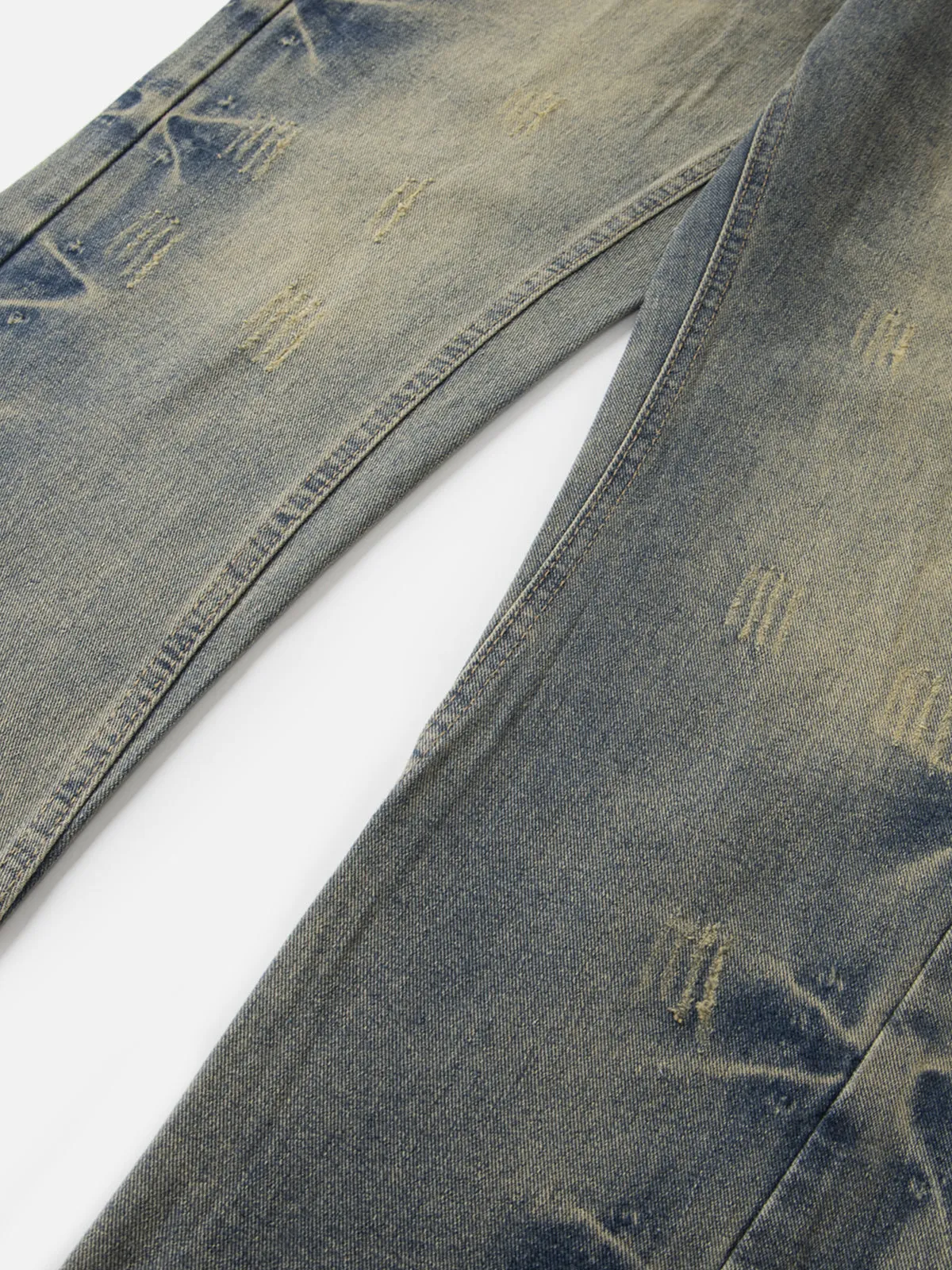 Aelfric Eden Washed Texture Flare Jeans sold by Aelfric Eden product image thumbnail 4