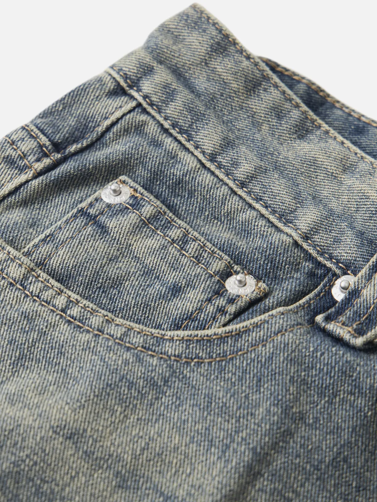 Aelfric Eden Washed Texture Flare Jeans sold by Aelfric Eden product image thumbnail 5