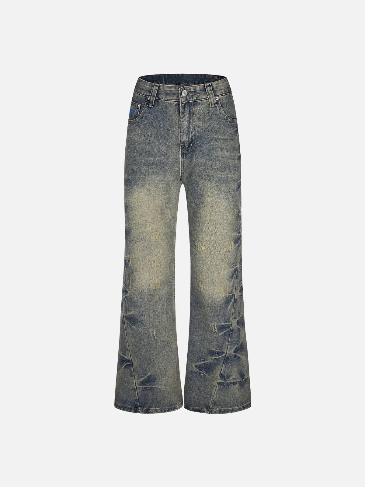 Aelfric Eden Washed Texture Flare Jeans sold by Aelfric Eden