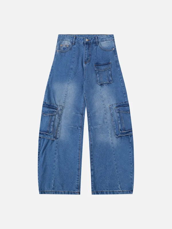 Aelfric Eden Multi Pocket Super Baggy Barrel Jeans sold by Aelfric Eden