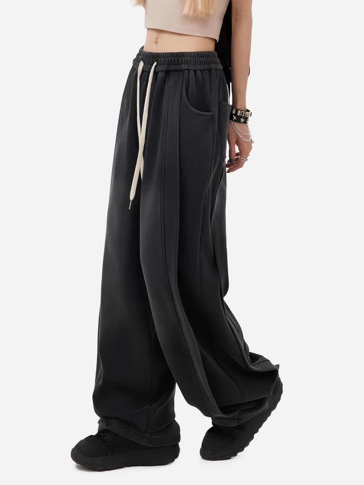 Aelfric Eden Segmentation Patchwork Washed Sweatpants sold by Aelfric Eden product image thumbnail 2