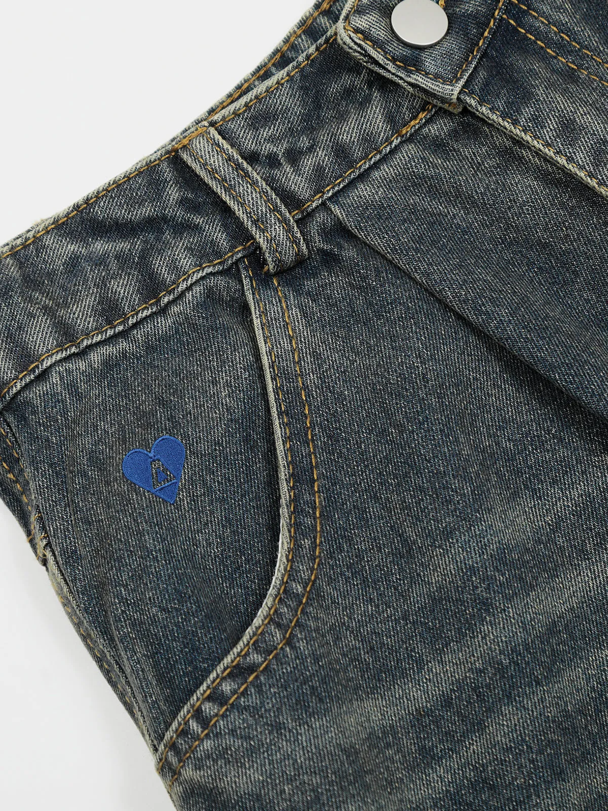 Aelfric Eden Distressed Wrinkle Longline Jorts sold by Aelfric Eden product image thumbnail 3