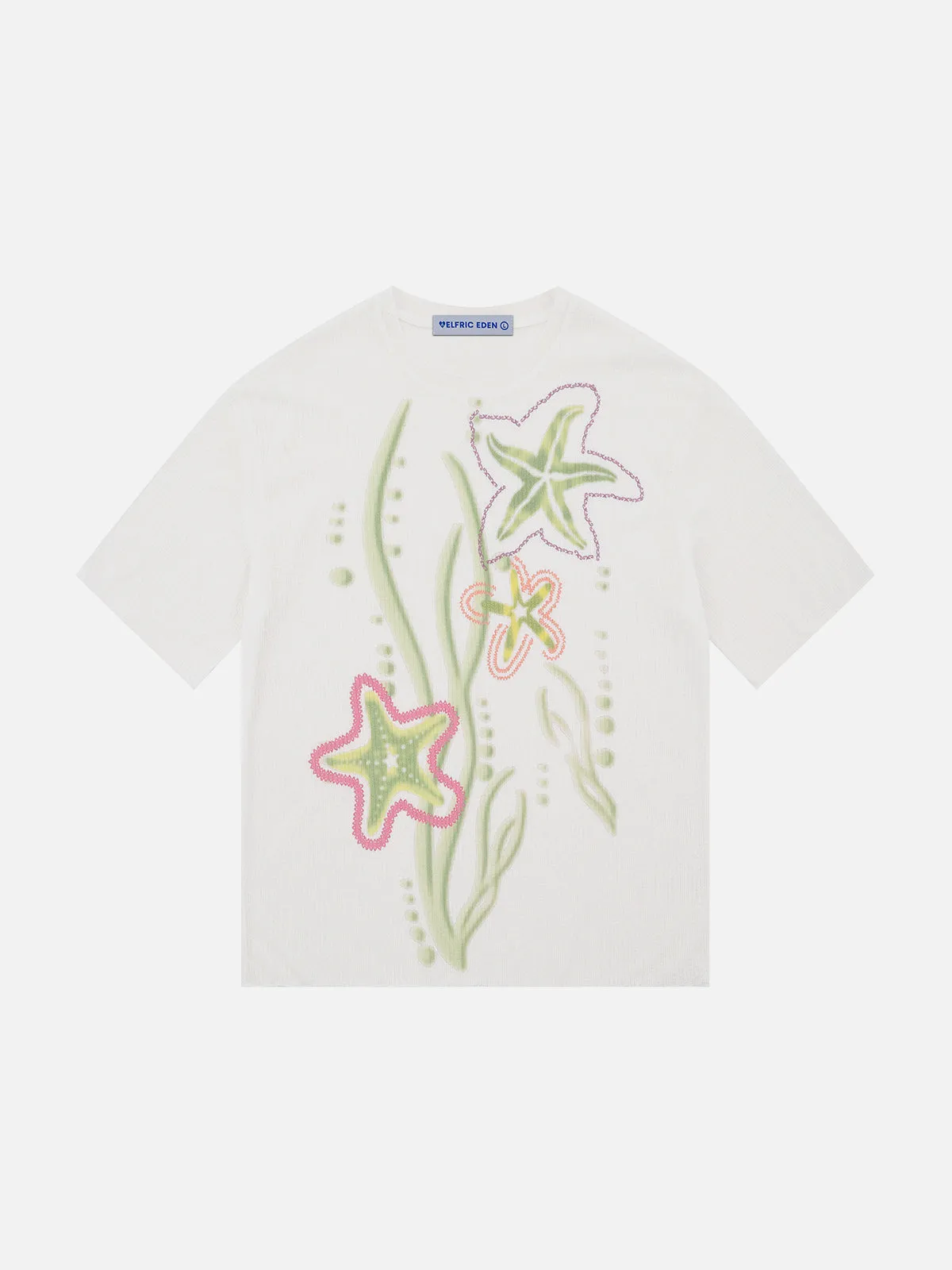 Aelfric Eden Starfish Print Boxy Tee sold by Aelfric Eden