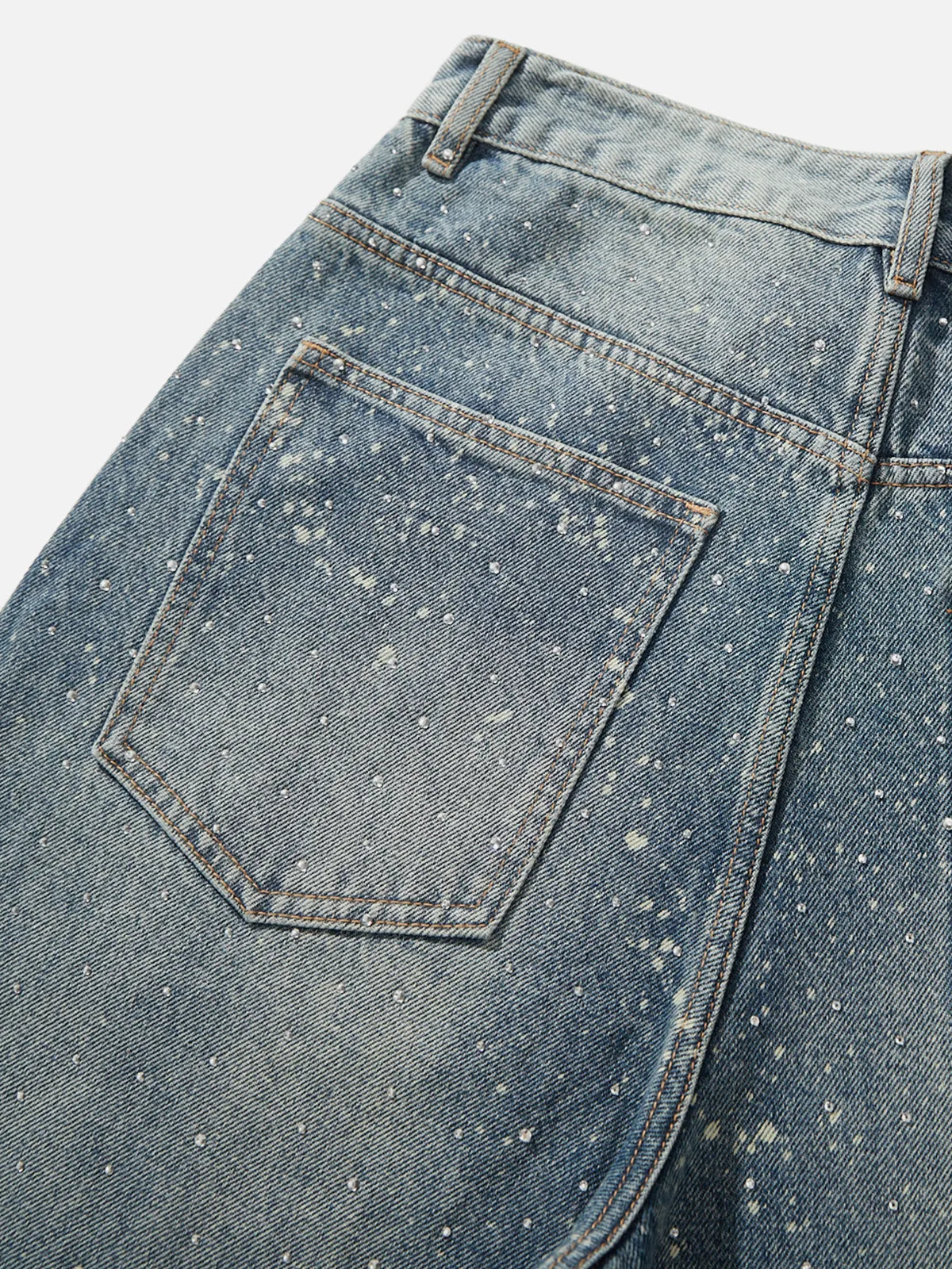 Aelfric Eden Rhinestone Baggy Jeans sold by Aelfric Eden product image thumbnail 4