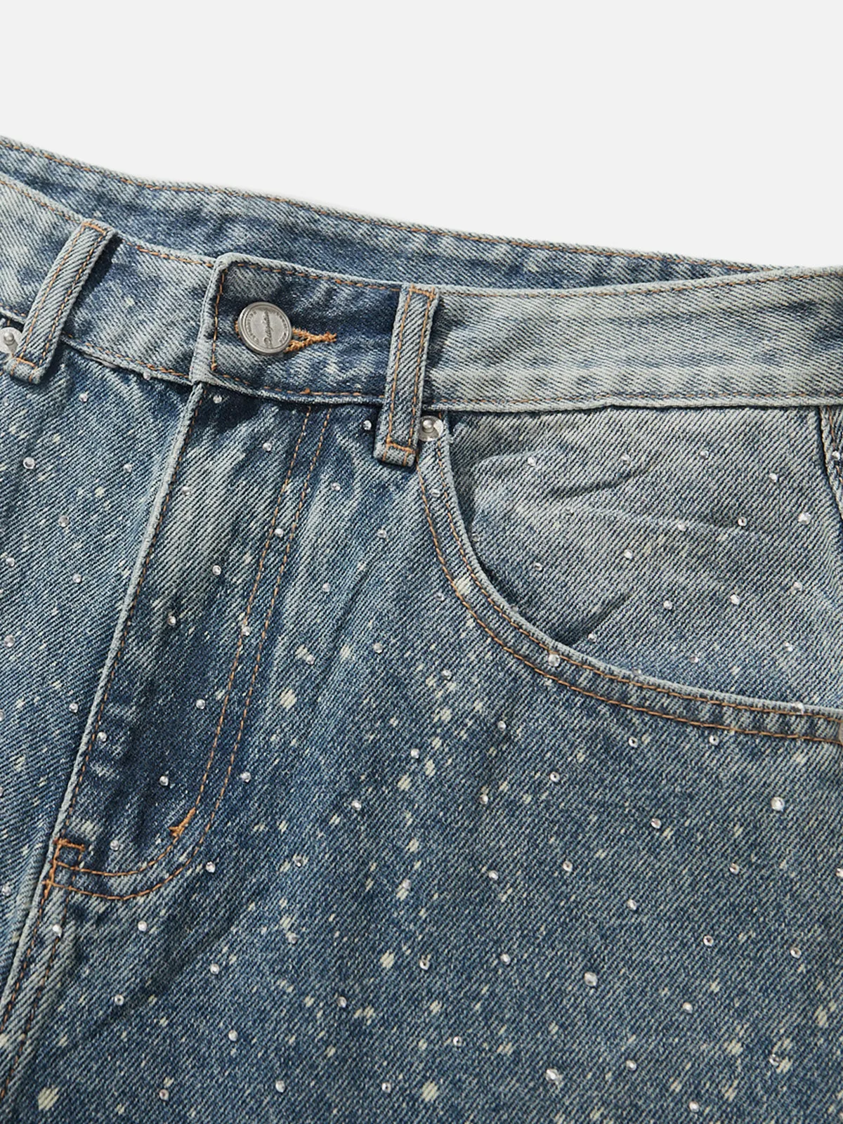 Aelfric Eden Rhinestone Baggy Jeans sold by Aelfric Eden product image thumbnail 3