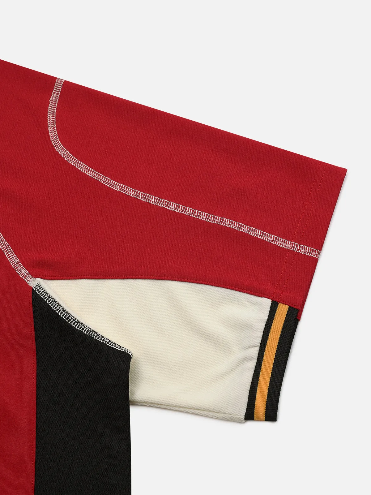 Aelfric Eden Color Blocking Embroidery Tee sold by Aelfric Eden product image thumbnail 5