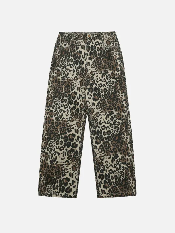 Leopard Print Jeans sold by Aelfric Eden