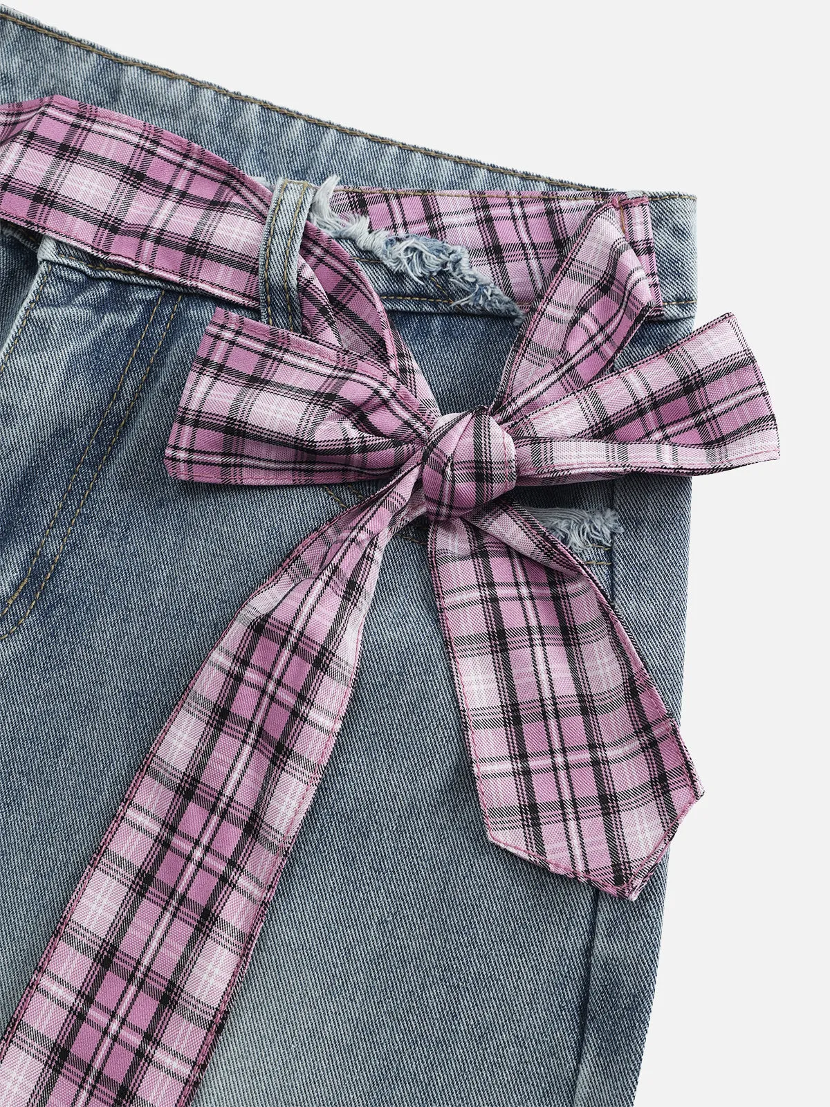 Aelfric Eden Plaid Multi Pocket Jeans sold by Aelfric Eden product image thumbnail 4