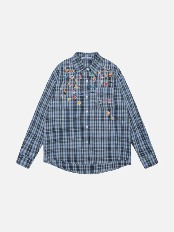 Aelfric Eden Cartoon Stickers Long Sleeves Shirt sold by Aelfric Eden