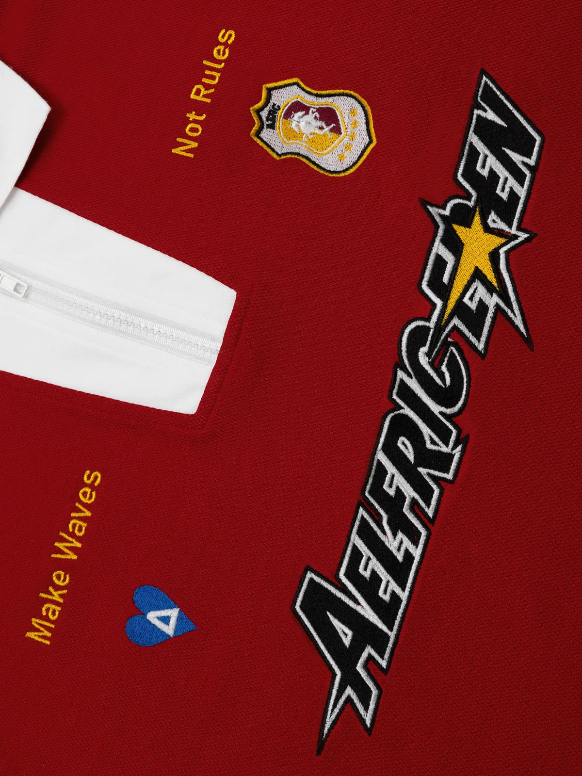 Aelfric Eden Color Blocking Embroidery Tee sold by Aelfric Eden product image thumbnail 4