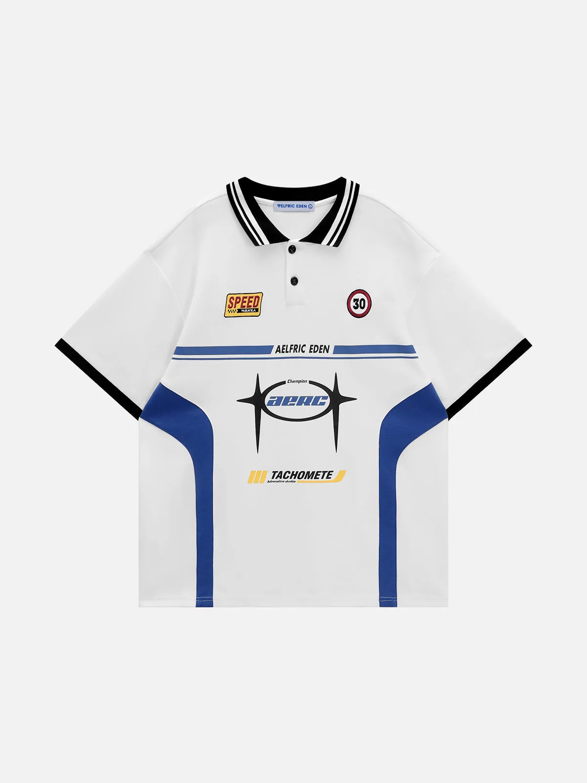 Aelfric Eden Racing Print Polo Tee sold by Aelfric Eden