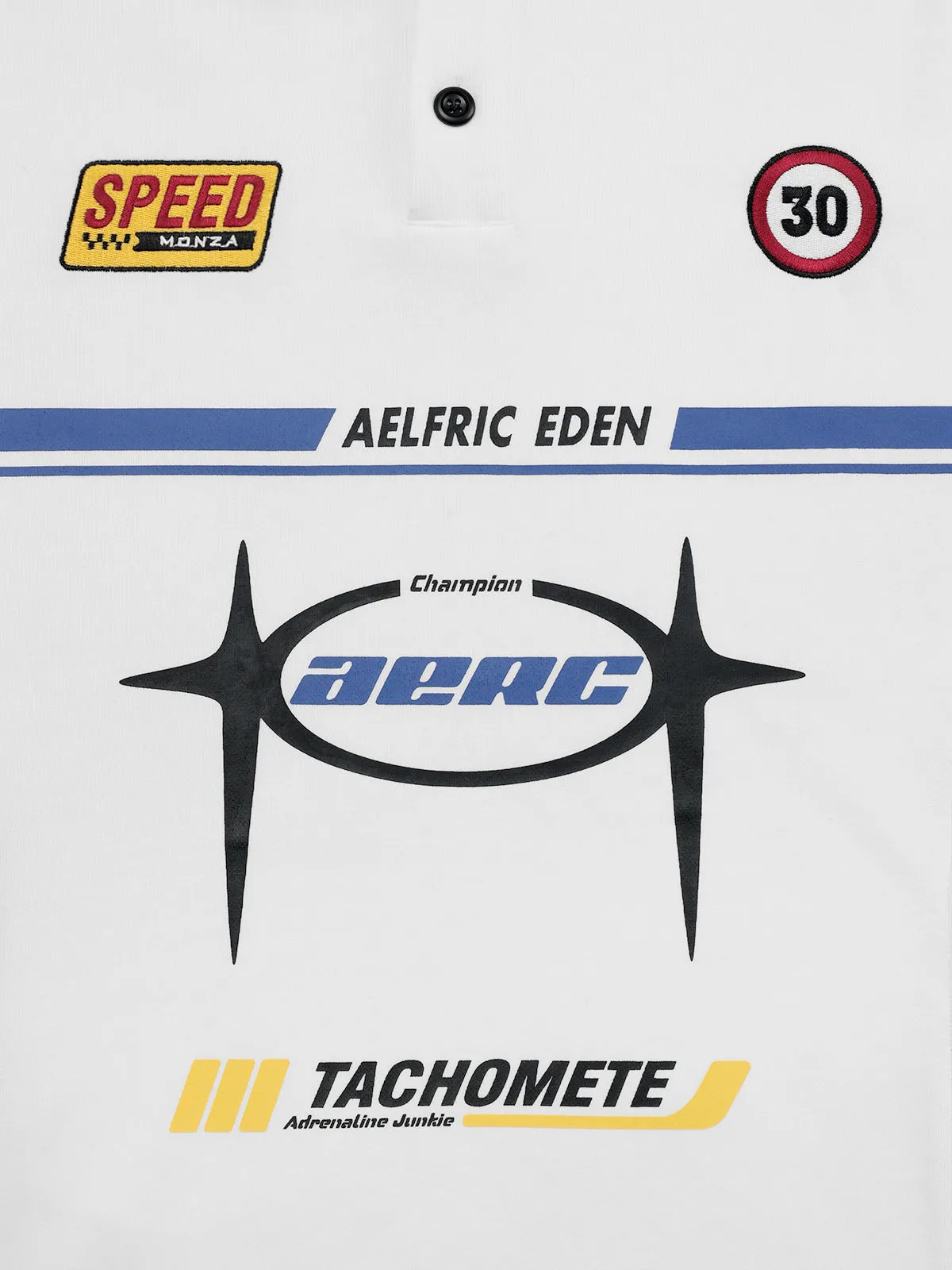 Aelfric Eden Racing Print Polo Tee sold by Aelfric Eden product image thumbnail 3