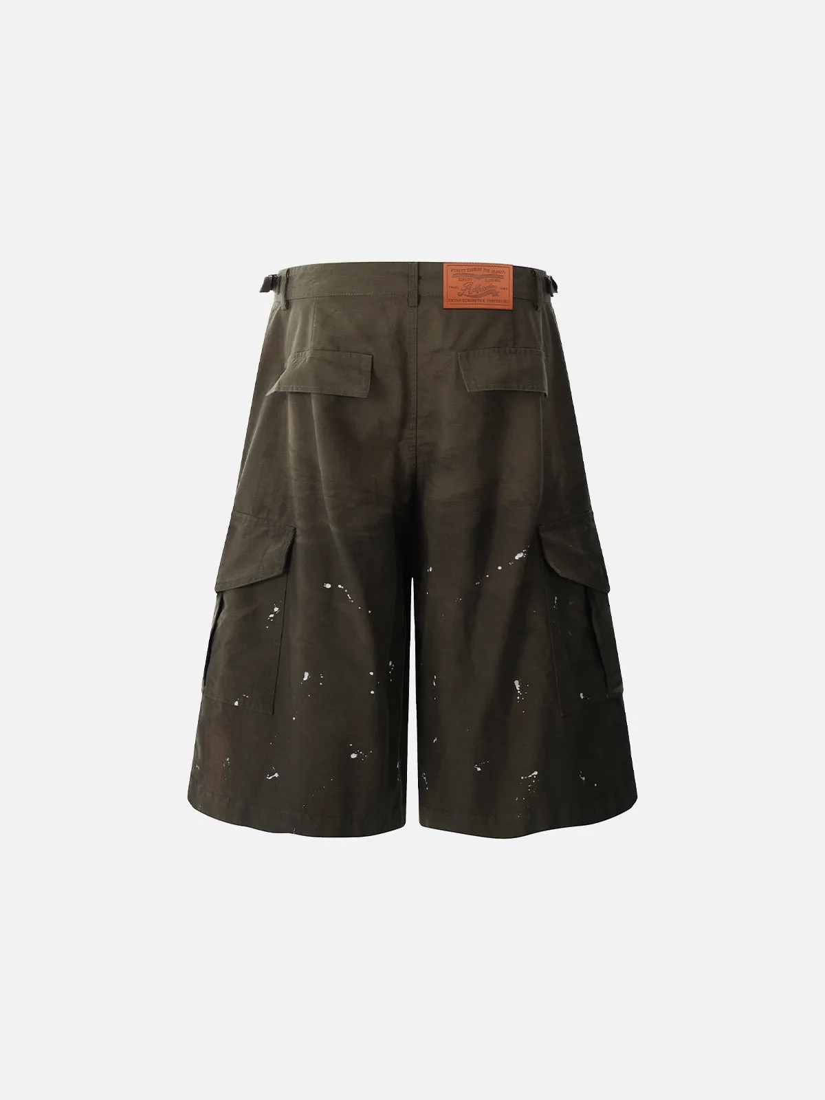 Aelfric Eden Splash-Ink Washed Longline Cargo Shorts sold by Aelfric Eden product image thumbnail 3