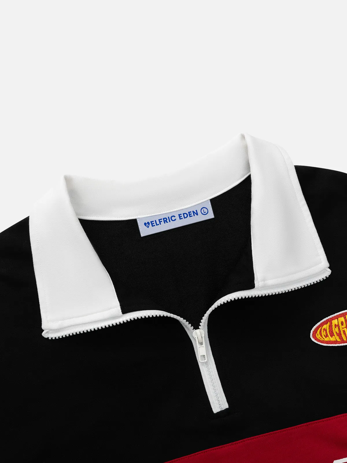 Aelfric Eden Stand Collar Color Blocking Tee sold by Aelfric Eden product image thumbnail 3