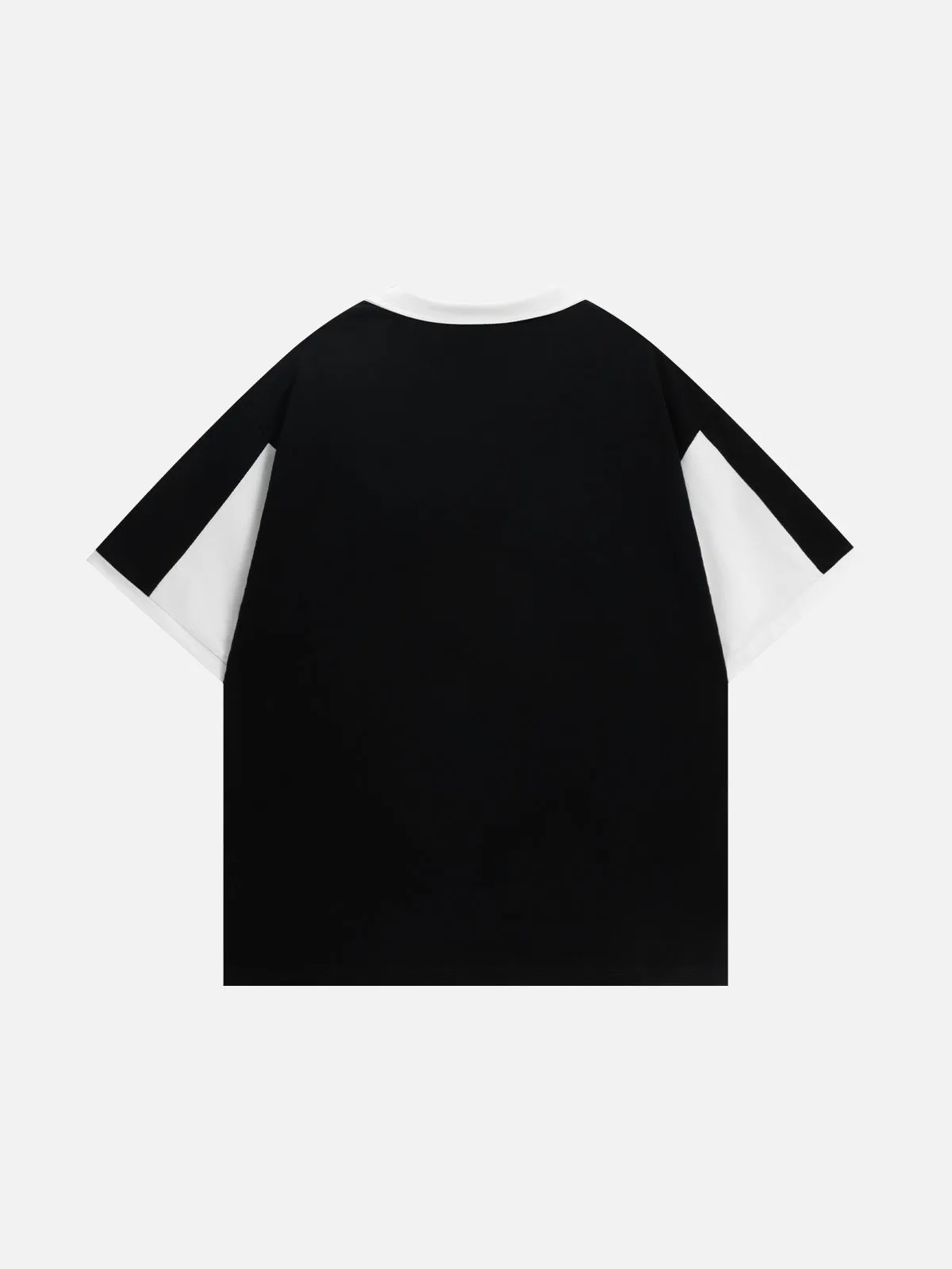 Aelfric Eden Stand Collar Color Blocking Tee sold by Aelfric Eden product image thumbnail 2