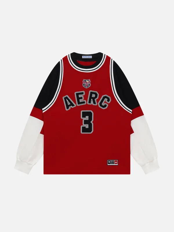 Aelfric Eden Color Blocking Long Sleeve Tee sold by Aelfric Eden