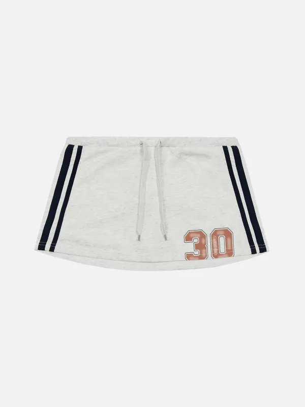 Aelfric Eden Number Stripe Mini Skirt sold by Aelfric Eden