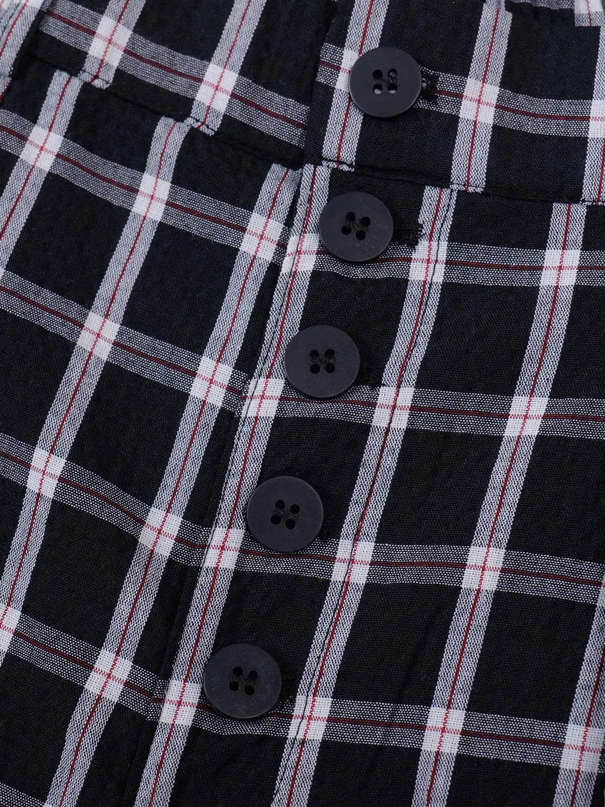 Aelfric Eden Plaid Longline Shorts sold by Aelfric Eden product image thumbnail 5