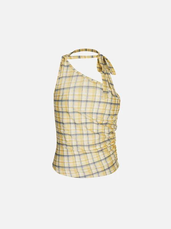 Aelfric Eden Plaid Off Shoulder Cami Top sold by Aelfric Eden