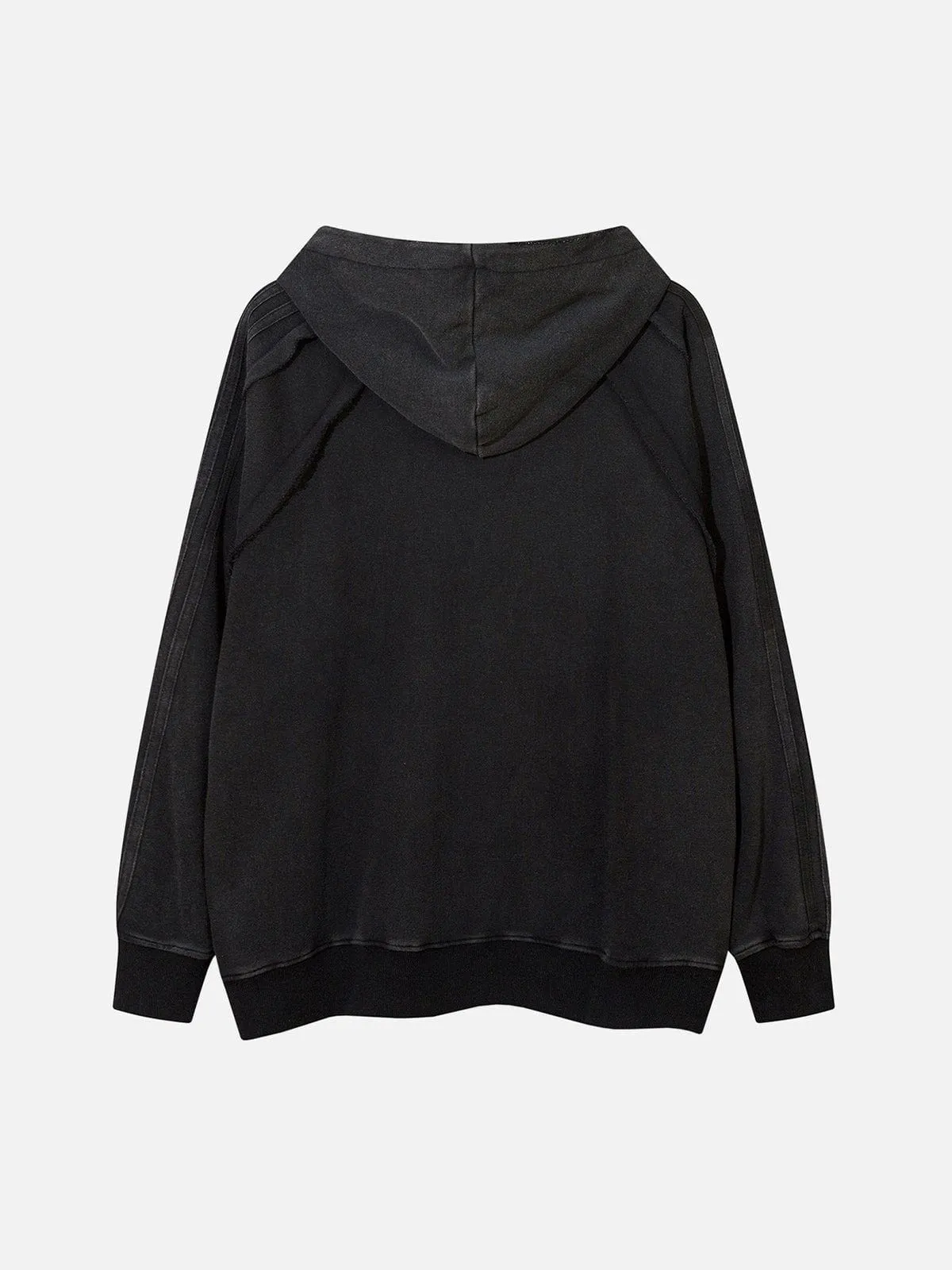 Aelfric Eden Washed Patchwork ZIP UP Hoodie sold by Aelfric Eden product image thumbnail 2