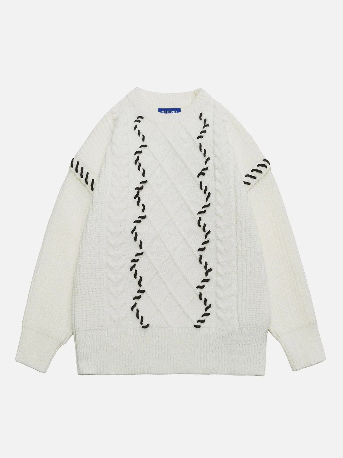 Aelfric Eden Color Blocking Twist Sweater sold by Aelfric Eden