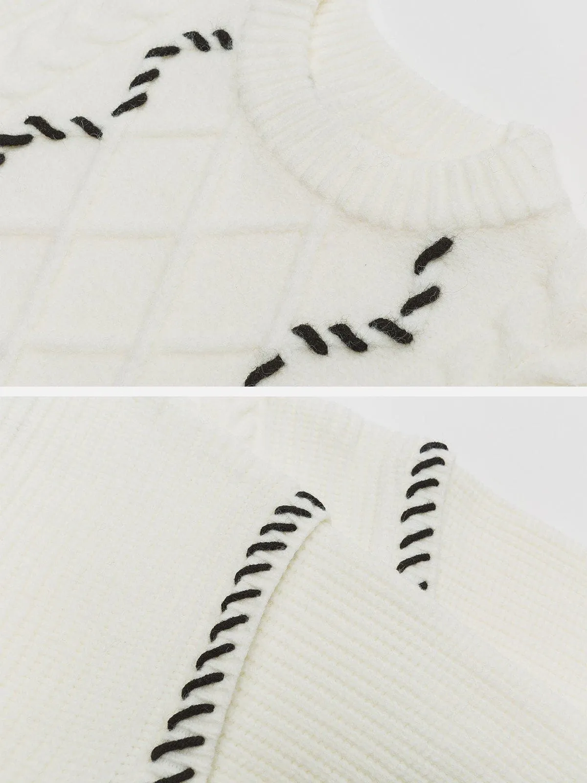 Aelfric Eden Color Blocking Twist Sweater sold by Aelfric Eden product image thumbnail 4