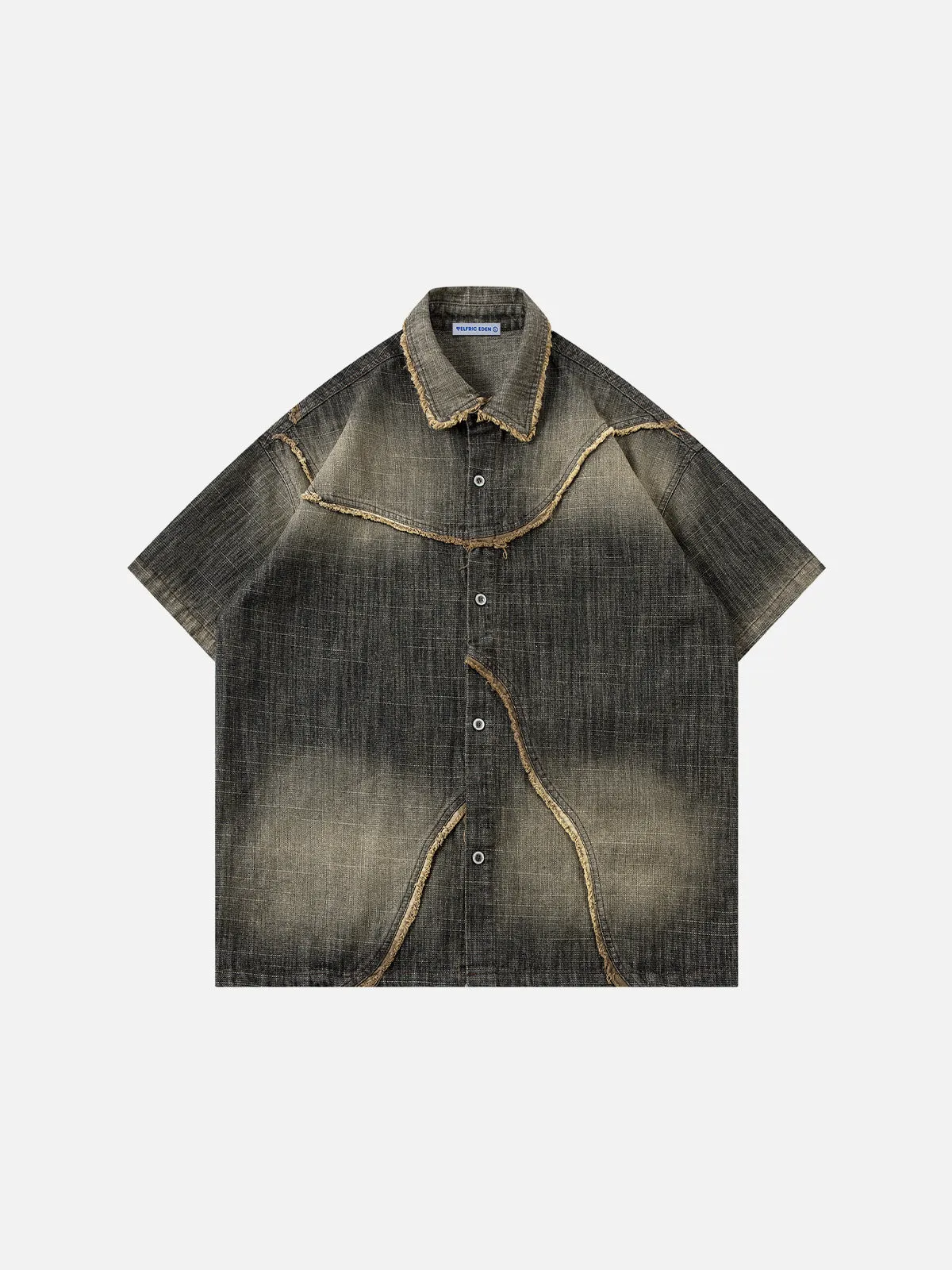Aelfric Eden Fringe Denim Shirt sold by Aelfric Eden product image thumbnail 2