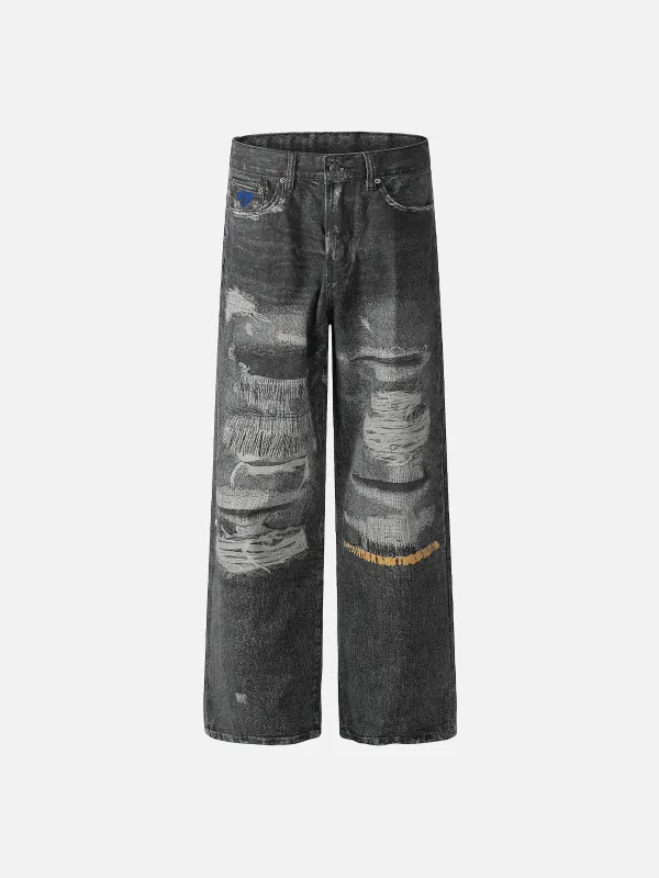 Aelfric Eden 3D Print Baggy Jeans sold by Aelfric Eden