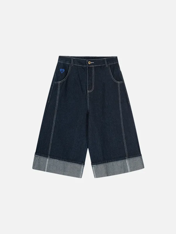 Aelfric Eden Cuffed Longline Jorts sold by Aelfric Eden
