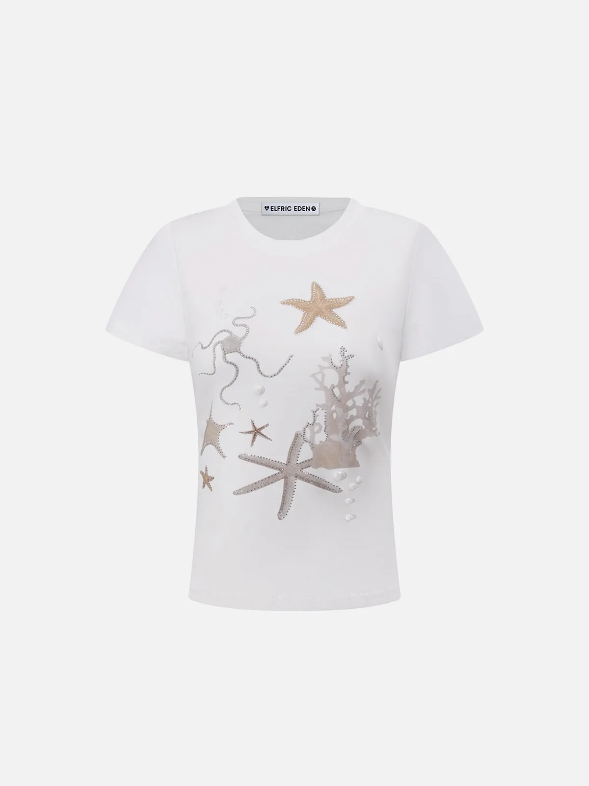 Aelfric Eden Hotfix Rhinestone Starfish Tee sold by Aelfric Eden